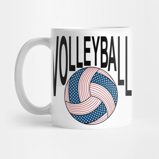 Volleyball USA by Designoholic